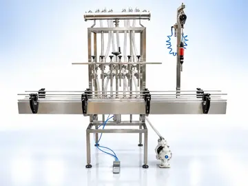 Llenadora semiautomática de líquidos