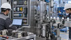 Modernización eléctrica con PLC y actuadores